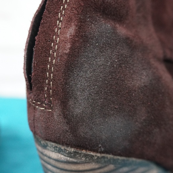 Rag and Bone Women's Burgundy Suede  Boot 7.5 37.5 - Picture 6 of 8